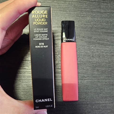 chanel rouge allure liquid powder 978 bois de nuit|Allure .